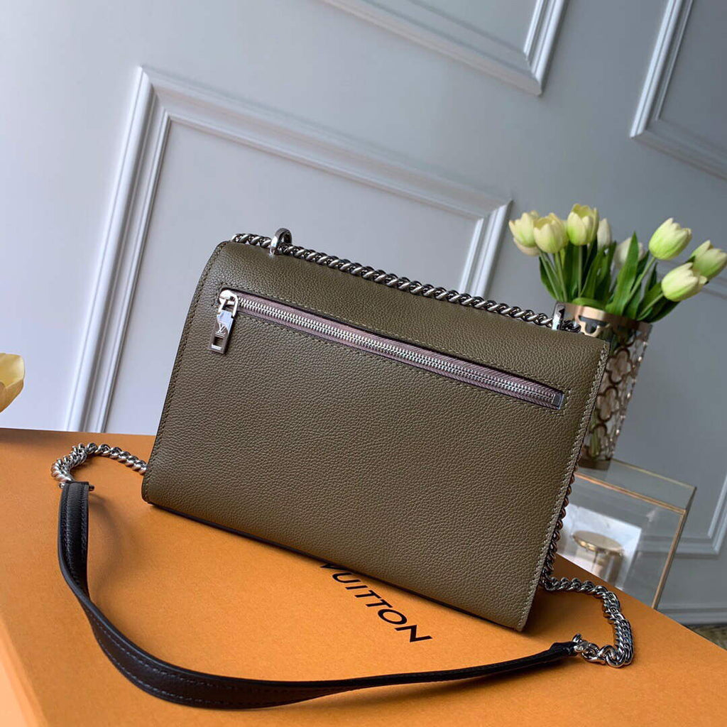 LV M56137 Louis Vuitton Mylockme Chain Bag dark green