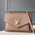 LV M56137 Louis Vuitton Mylockme Chain Bag Greige Gray - Default Title - View 1