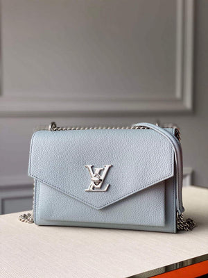 LV M56137 Louis Vuitton Mylockme Chain Bag Light Blue - Default Title - View 1