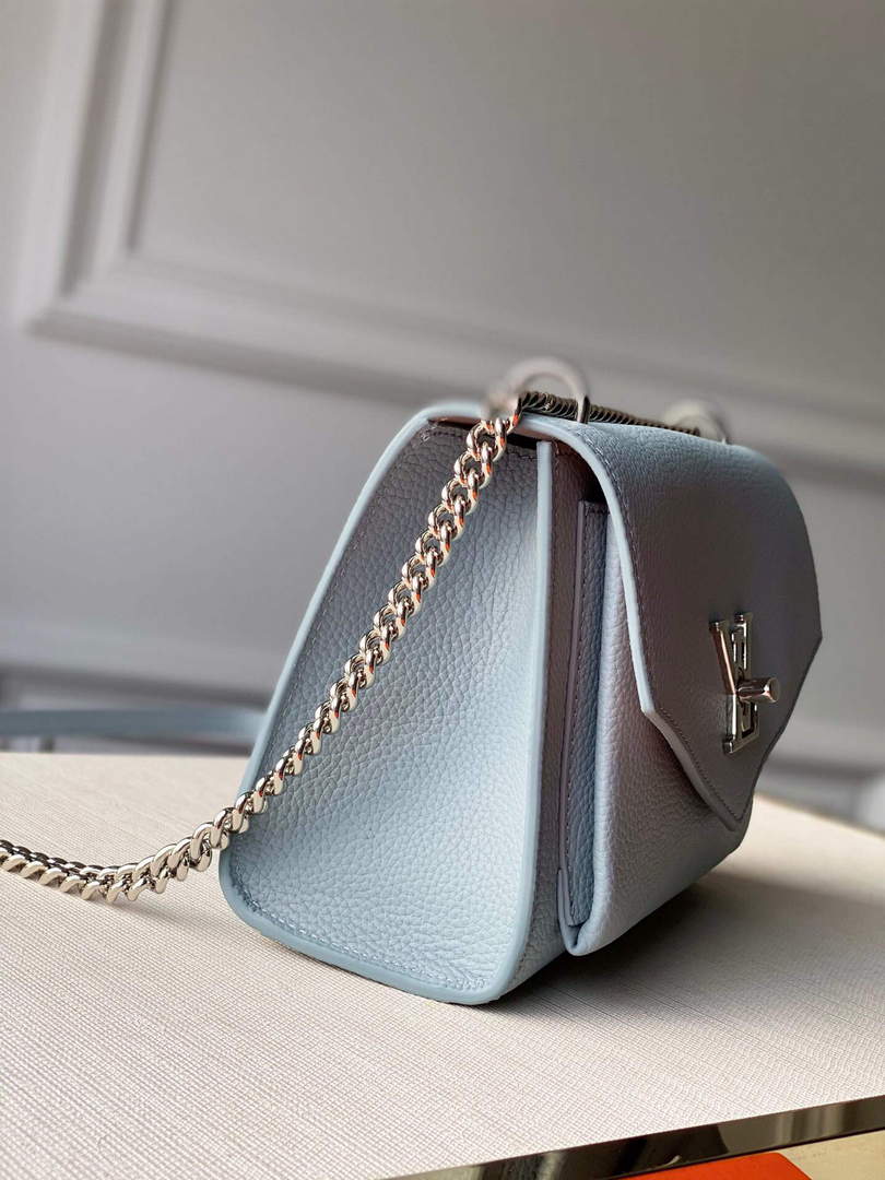 LV M56137 Louis Vuitton Mylockme Chain Bag Light Blue - Default Title - View 3