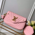 LV M56468 Louis Vuitton New Wave Multi-Pochette Leather M56461 Pink - Default Title - View 1