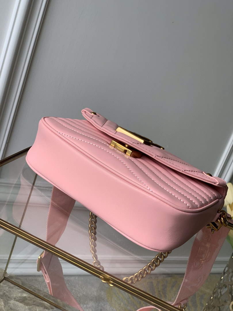 LV M56468 Louis Vuitton New Wave Multi-Pochette Leather M56461 Pink - Default Title - View 5