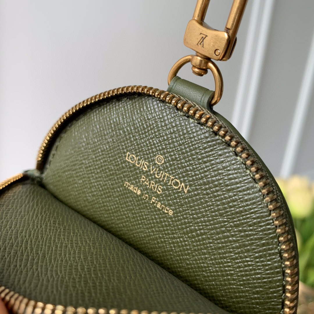 LV M56471 Louis Vuitton New Wave Multi-Pochette Leather M56461 Green - Default Title - View 7