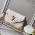 LV M56466 Louis Vuitton New Wave Multi-Pochette Leather M56461 White - Default Title - View 1