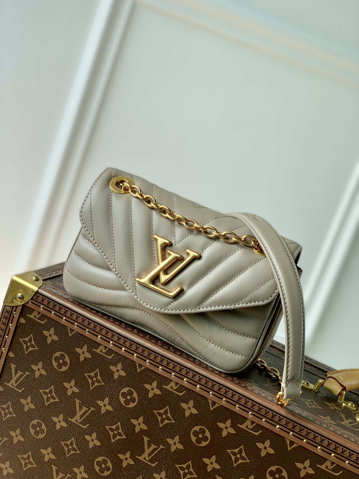 LV M56467 Louis Vuitton New Wave Multi-Pochette Leather M56466 Dark Green - Default Title - View 1