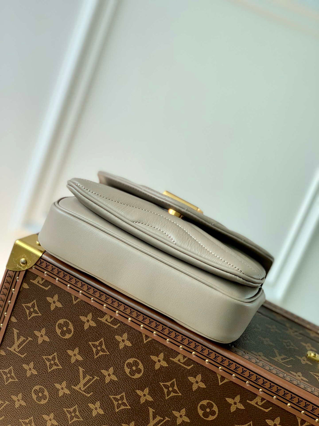 LV M56467 Louis Vuitton New Wave Multi-Pochette Leather M56466 Dark Green