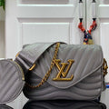 LV M56467 Louis Vuitton New Wave Multi-Pochette Leather M56466 Gray - Default Title - View 1