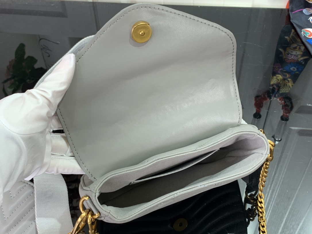 LV M56467 Louis Vuitton New Wave Multi-Pochette Leather M56466 Gray - Default Title - View 8