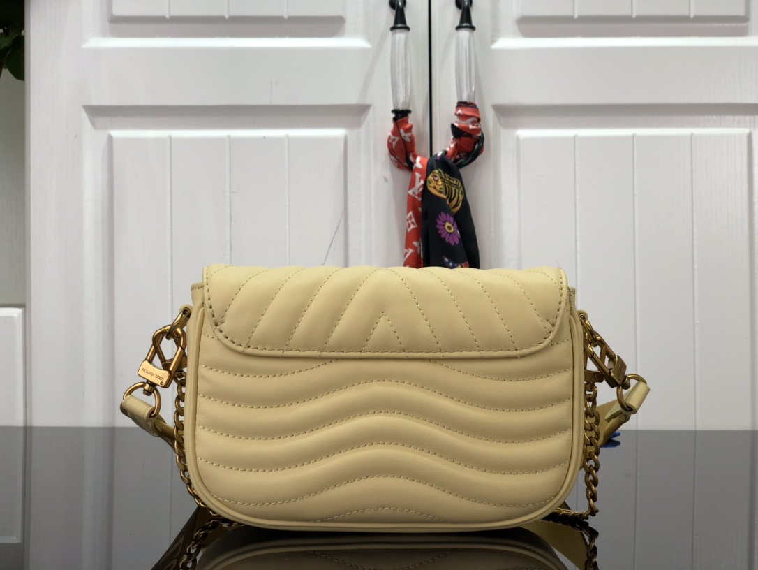 LV M56466 Louis Vuitton New Wave Multi-Pochette Leather M56467 Light Yellow - Default Title - View 2