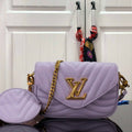 LV M56466 Louis Vuitton New Wave Multi-Pochette Leather M56461 Purple - Default Title - View 1