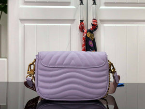 LV M56466 Louis Vuitton New Wave Multi-Pochette Leather M56461 Purple - Default Title - View 3