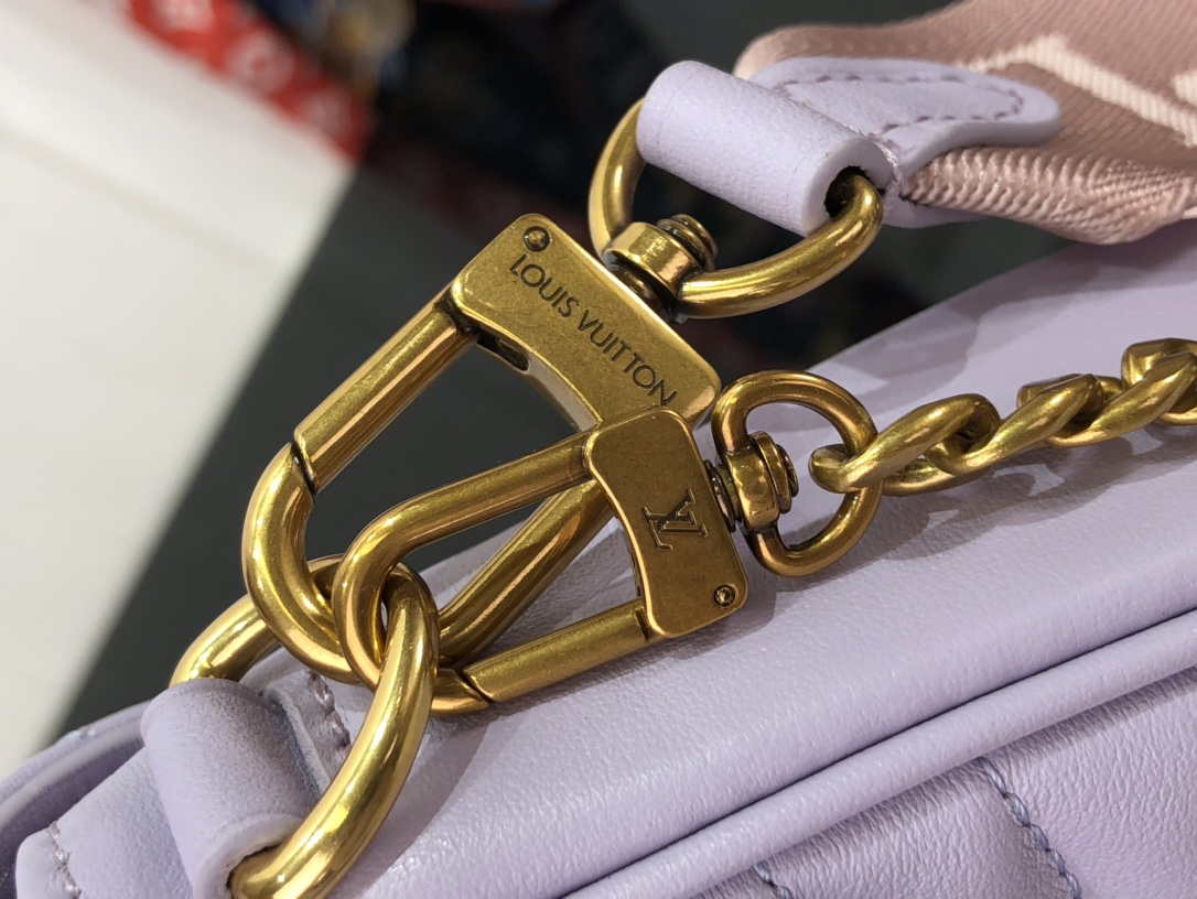 LV M56466 Louis Vuitton New Wave Multi-Pochette Leather M56461 Purple - Default Title - View 6