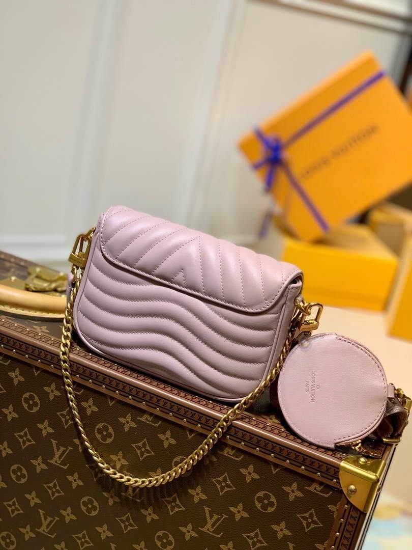 LV M56468 Louis Vuitton New Wave Multi Pochette Pink