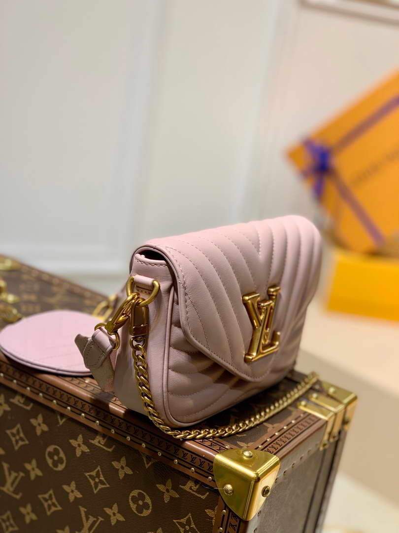 LV M56468 Louis Vuitton New Wave Multi Pochette Pink