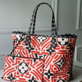 LV M56583 Louis Vuitton M56584 LV Crafty Neverfull MM Bag Red - luxibagsmall