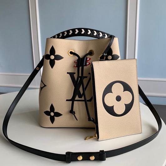 LV M56889 Louis Vuitton LV CRAFTY N¨¦ONO¨¦ MM M56888 Bag Cream - luxibagsmall