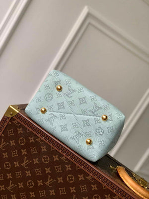 LV M57070 Louis Vuitton Bella Bucket Bag Mahina leather Sky blue - Default Title - View 4