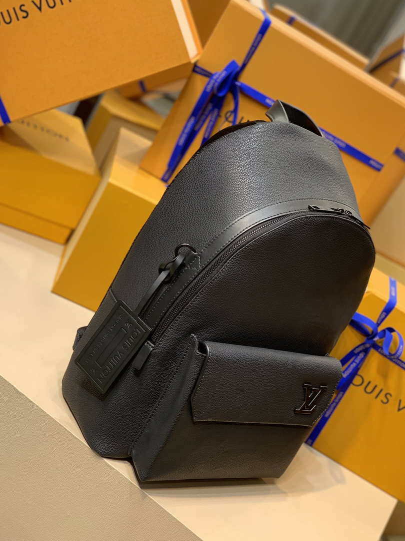 LV M57079 Louis Vuitton Backpack Lv Aerogram Black - Default Title - View 2