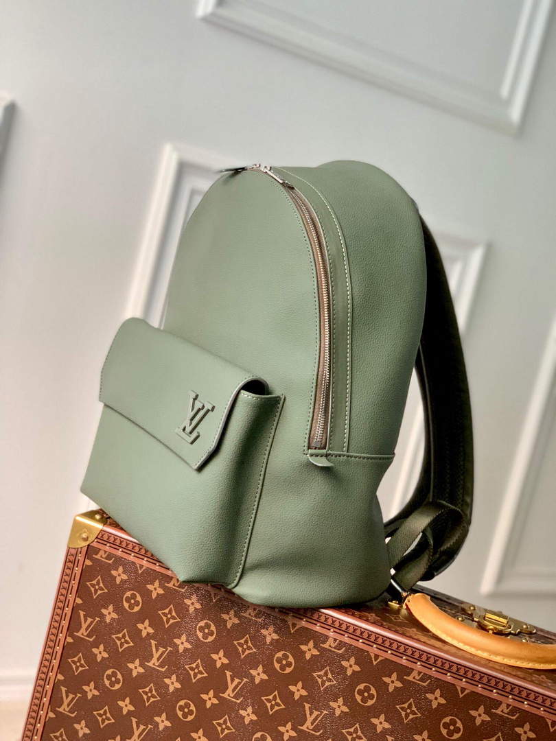 LV M57079 Louis Vuitton Backpack Lv Aerogram Green - Default Title - View 2