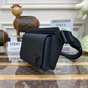 LV M57081 Louis Vuitton Takeoff Slingbag Black - Default Title - View 2