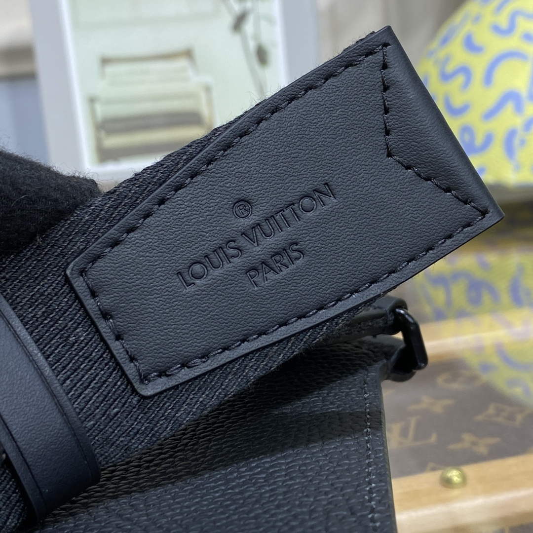 LV M57081 Louis Vuitton Takeoff Slingbag Black - Default Title - View 8