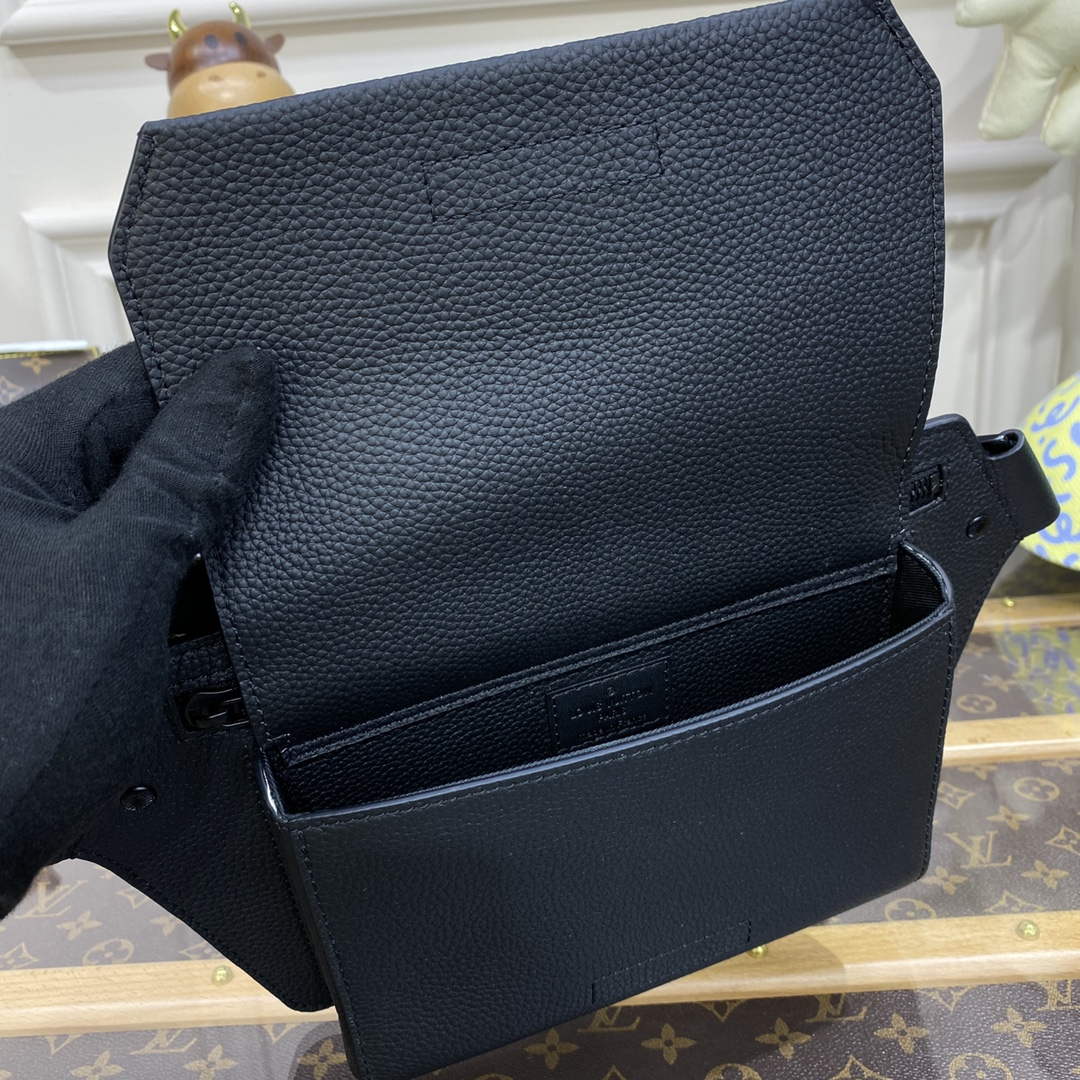 LV M57081 Louis Vuitton Takeoff Slingbag Black - Default Title - View 9
