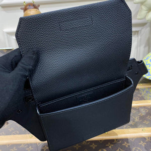 LV M57081 Louis Vuitton Takeoff Slingbag Black - Default Title - View 9