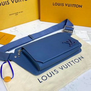 LV M57081 Louis Vuitton Takeoff Slingbag Navy blue - Default Title - View 4