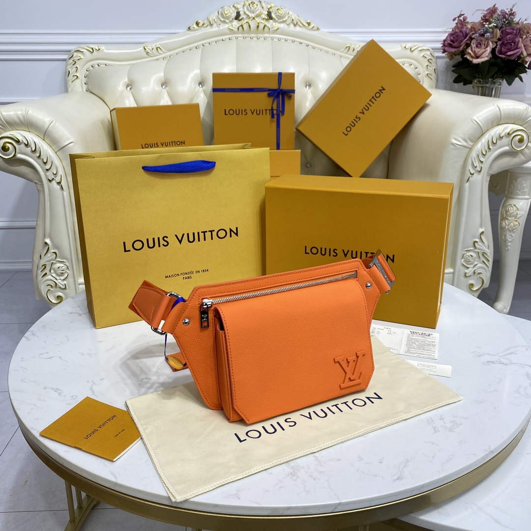LV M57081 Louis Vuitton Takeoff Slingbag Orange - Default Title - View 2