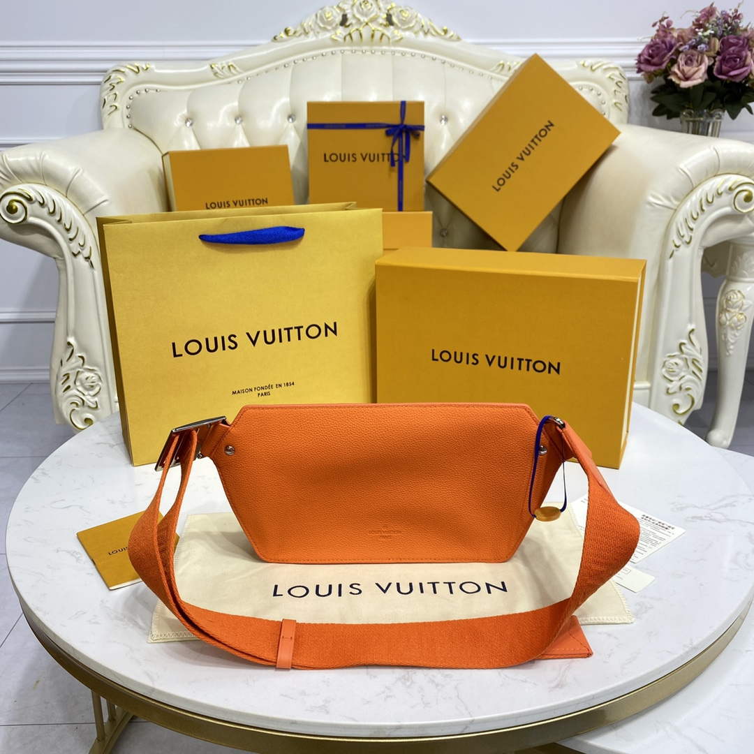 LV M57081 Louis Vuitton Takeoff Slingbag Orange - Default Title - View 3