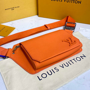 LV M57081 Louis Vuitton Takeoff Slingbag Orange - Default Title - View 4