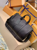 LV M57088 Louis Vuitton Keepall Bandouliere 42 Keepall Bandouli¨¨re LV Aerogram Black