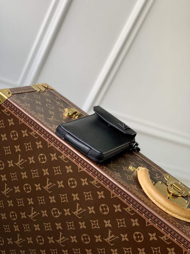 LV M57089 Louis Vuitton Phone Pouch Black - Default Title - View 6