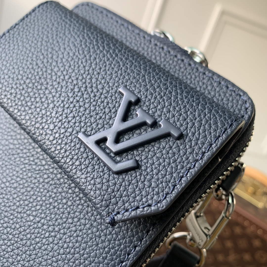 LV M57089 Louis Vuitton Phone Pouch Blue - Default Title - View 3