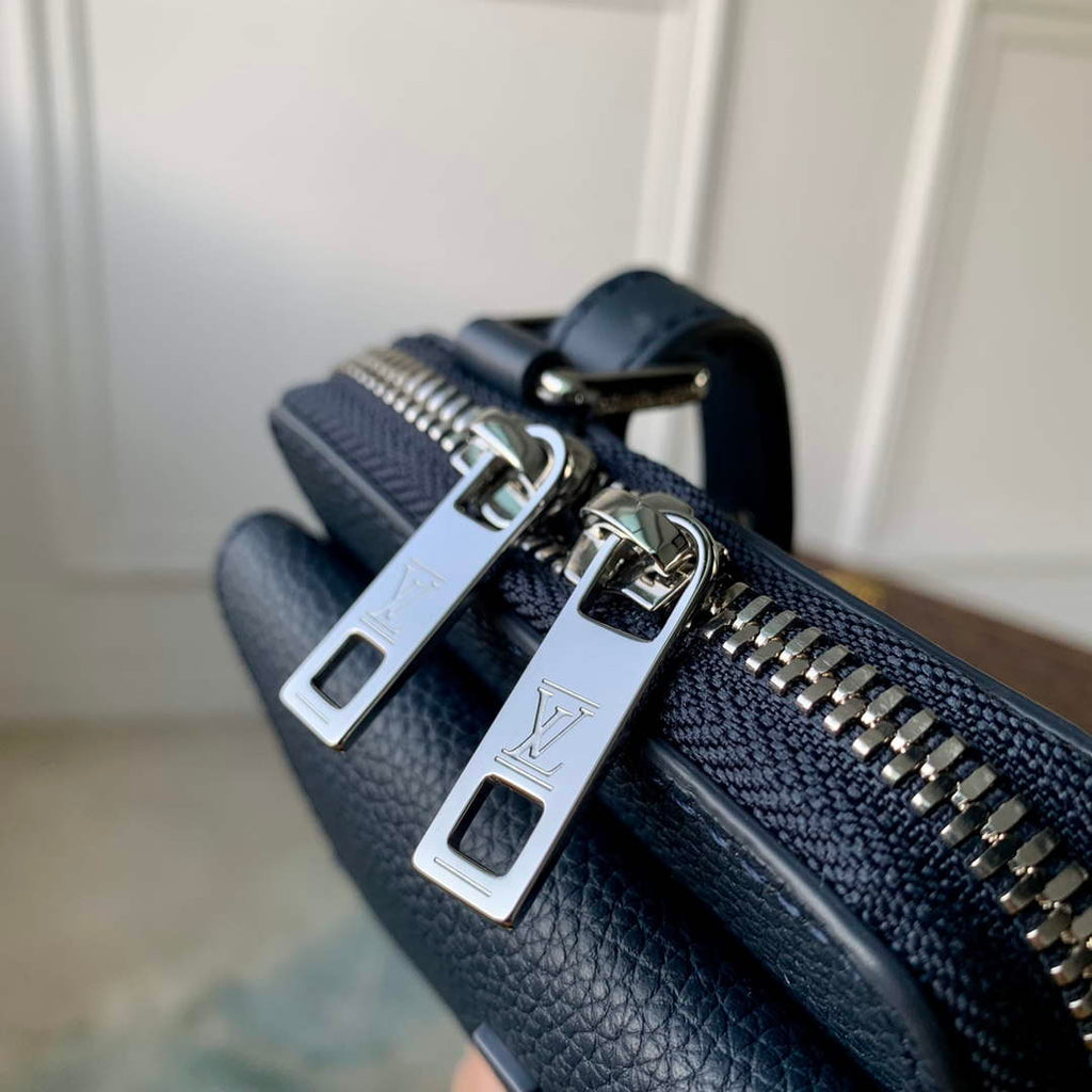 LV M57089 Louis Vuitton Phone Pouch Blue