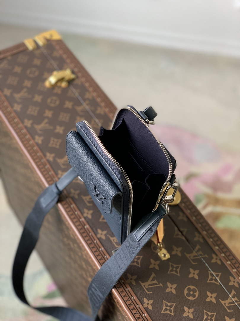 LV M57089 Louis Vuitton Phone Pouch Blue - Default Title - View 5