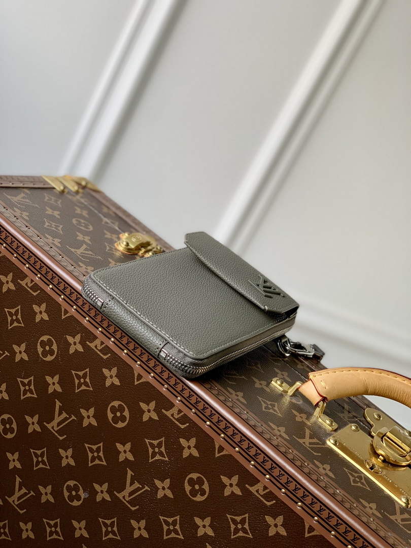 LV M57089 Louis Vuitton Phone Pouch Green - Default Title - View 7