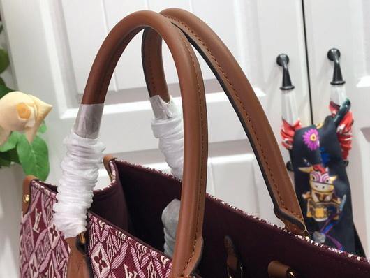 LV M57185 Louis Vuitton M57207  Since 1854 Onthego Gm Monogram Jacquard Red - luxibagsmall