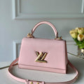 LV M57214 Louis Vuitton Twist One Handle PM Bag M57897 Greige