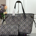 LV M57230 Louis Vuitton since 1854 Neverfull MM Shopping M57273 Bag Gray - Voguebags