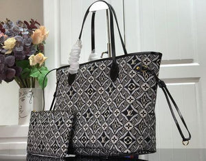 LV M57230 Louis Vuitton since 1854 Neverfull MM Shopping M57273 Bag Gray - Voguebags