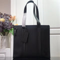 LV M57308 Louis Vuitton Tote Bag Black Grained Calf Leather - luxibagsmall