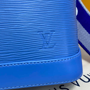 LV M57426 Louis Vuitton Alma BB Epi Handbag Blue - Default Title - View 7