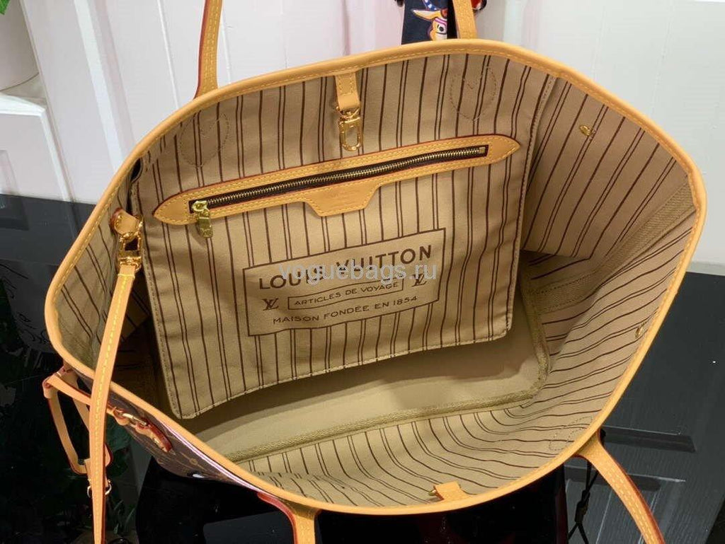 LV M57452 Louis Vuitton Game On Neverfull MM Monogram Canvas - Voguebags