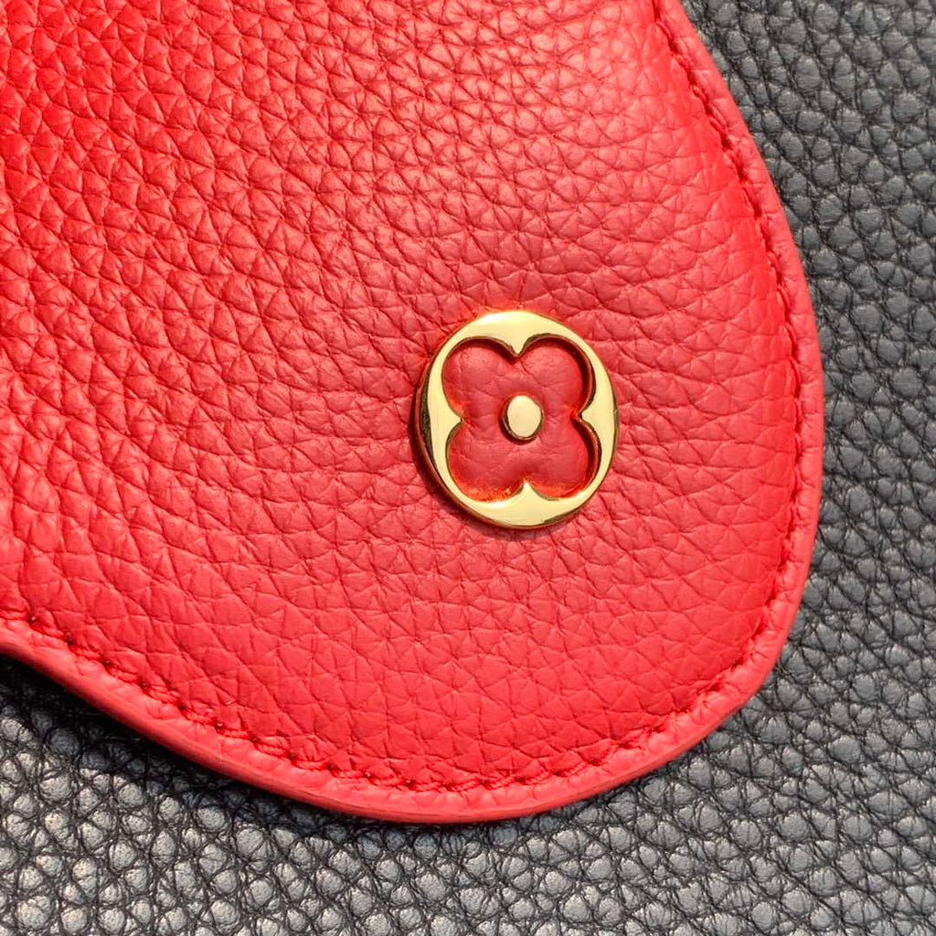 LV M57518 Louis Vuitton Capucines BB Handbag Black and Red