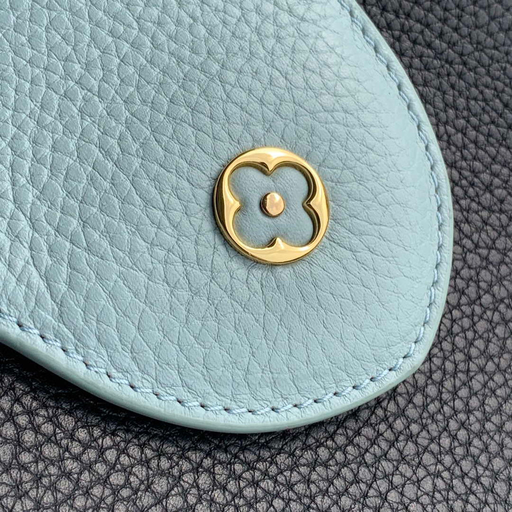 LV M57523 Louis Vuitton Capucines BB Handbag Black and Blue