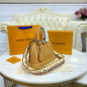 LV M57540 Louis Vuitton Alma BB Epi Handbag Caramel - Default Title - View 2