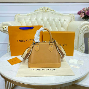 LV M57540 Louis Vuitton Alma BB Epi Handbag Caramel - Default Title - View 3