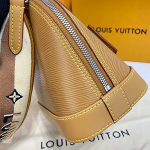 LV M57540 Louis Vuitton Alma BB Epi Handbag Caramel - Default Title - View 5