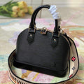LV M57540 Louis Vuitton Alma BB Handbag Black